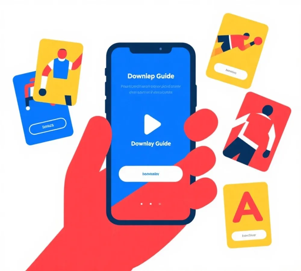 手機版下載與訪問指南示意圖